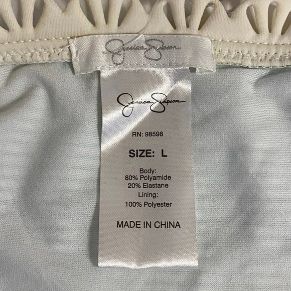 Jessica Simpson Green Striped Bikini Bottom - Picture 7 of 10